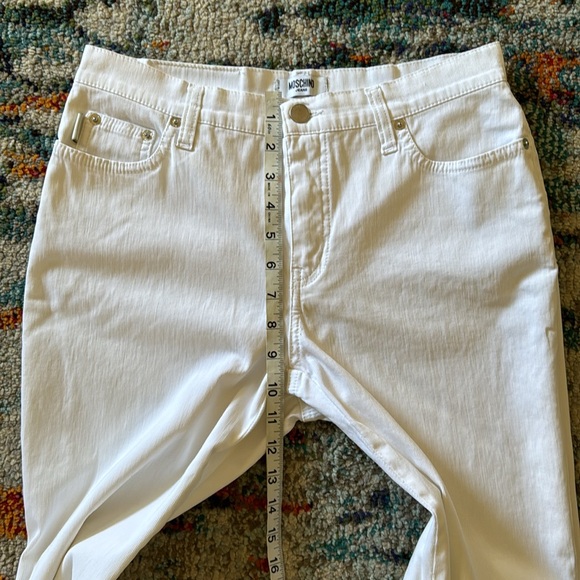 Moschino Jeans White Jeans Size 30 - Picture 11 of 12